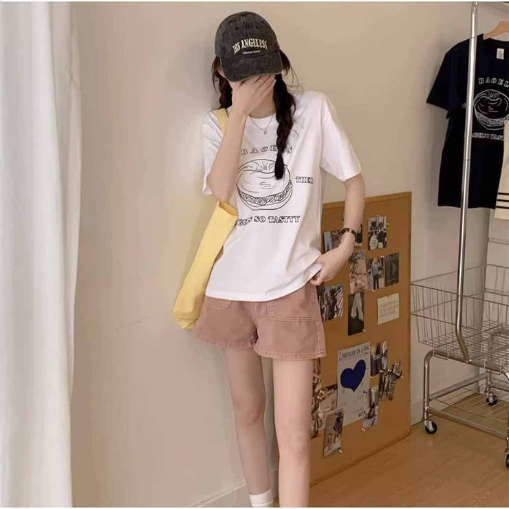 半袖Tシャツ カジュアル ロゴプリント | And Kawaii | 詳細画像9 