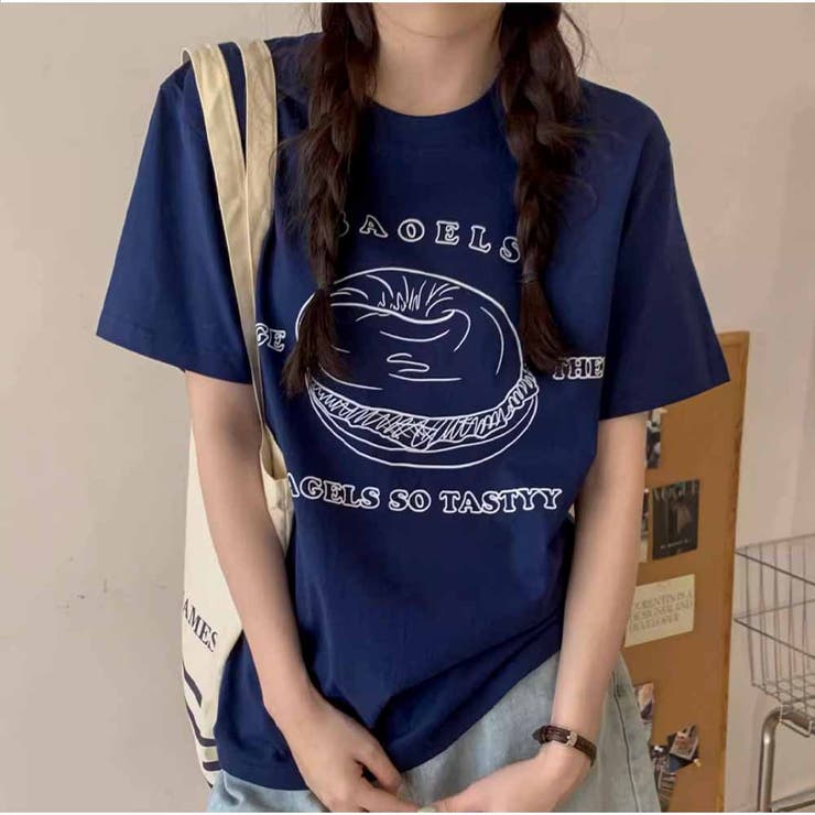 半袖Tシャツ カジュアル ロゴプリント | And Kawaii | 詳細画像7 