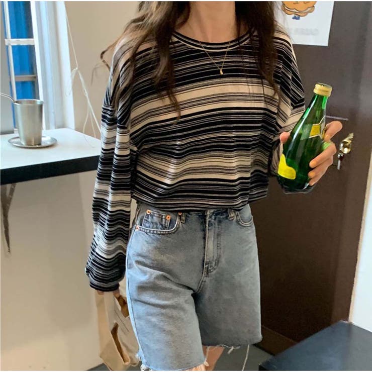 長袖Tシャツ 春秋 ラウンドネック | And Kawaii | 詳細画像10 