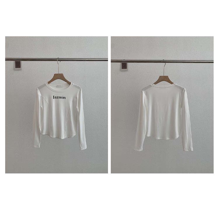 Tシャツ トップス 長袖 logoプリント 定番 韓国ファッション | And Kawaii | 詳細画像3 