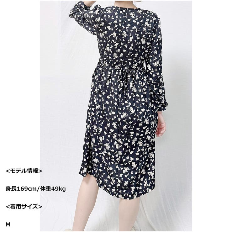 [韓国] Vネック リラクシング ワンピース ロング丈 全2color aa0c3bc91b7c09cedea986dea11141