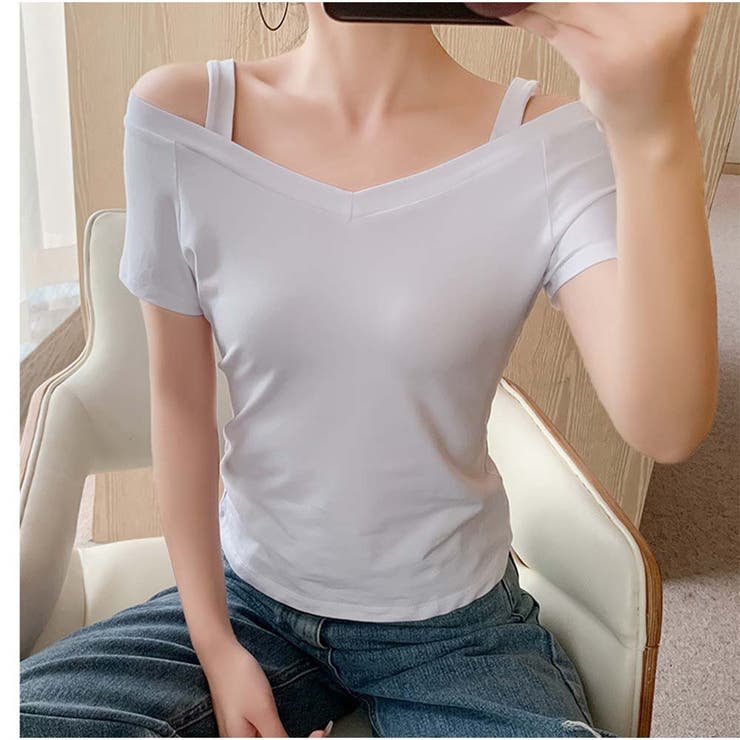 半袖Tシャツ ワンショル シンプル | And Kawaii | 詳細画像8 