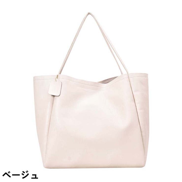 ベージュ | トートバッグ カジュアル手提げバッグ 肩かけバッグ | And Kawaii