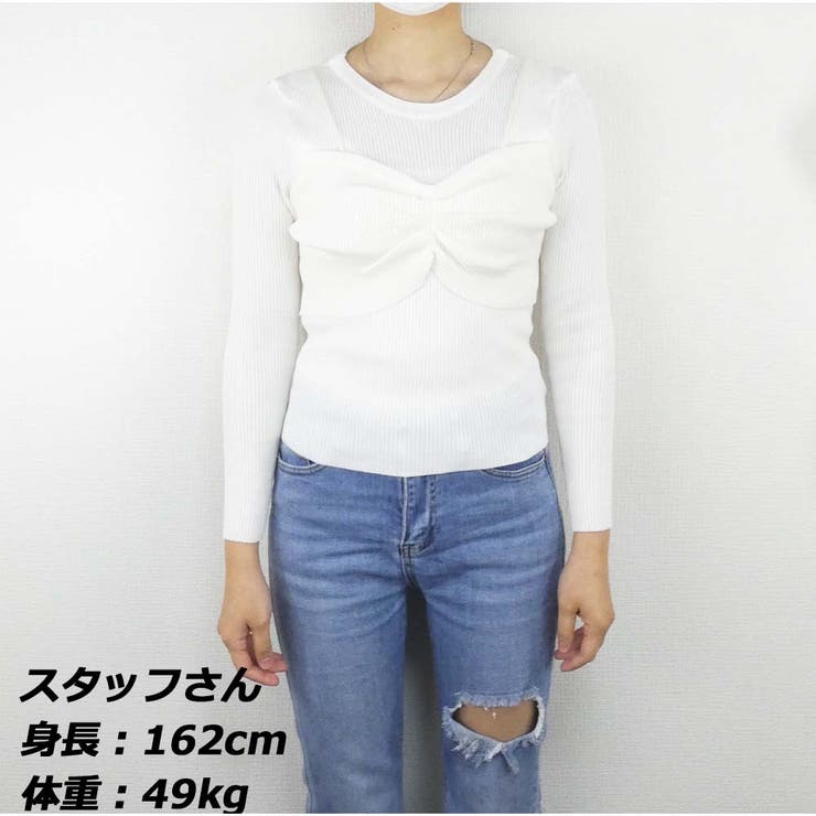 ニット カットソーニットソー 細リブ | And Kawaii | 詳細画像7 