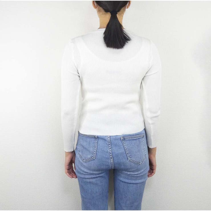 ニット カットソーニットソー 細リブ | And Kawaii | 詳細画像9 