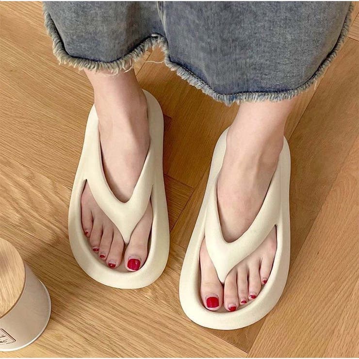 厚底トングサンダル レディース スリッパ | And Kawaii | 詳細画像1 