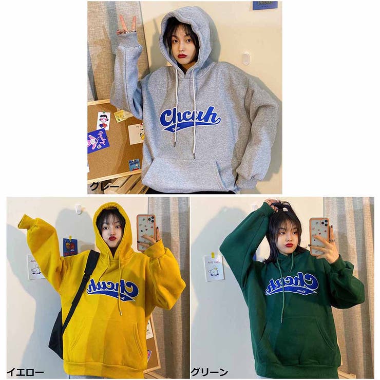 パーカー 裏起毛 ロゴプリント | And Kawaii | 詳細画像5 