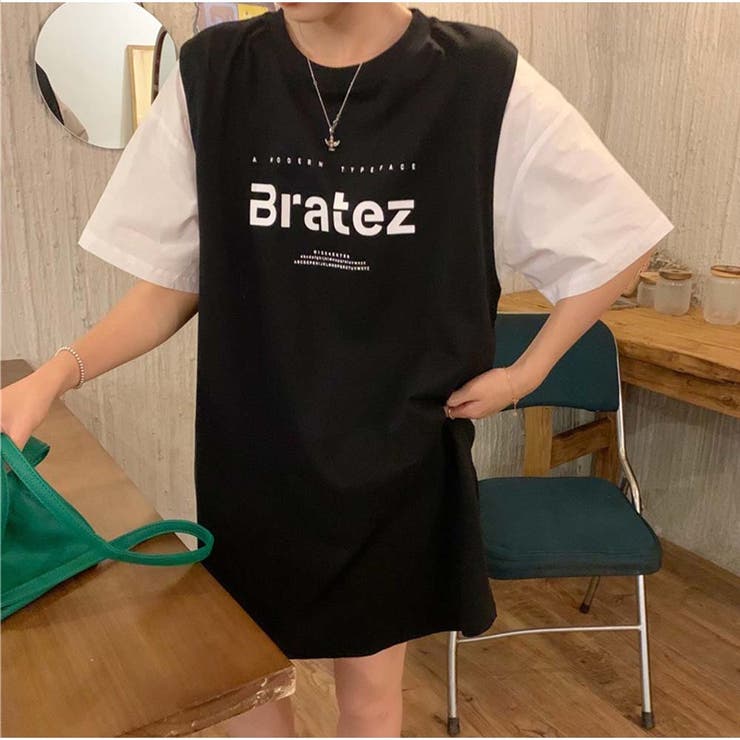 ワンピース 半袖 膝丈ワンピ レディース 重ね風 夏服 | And Kawaii | 詳細画像11 