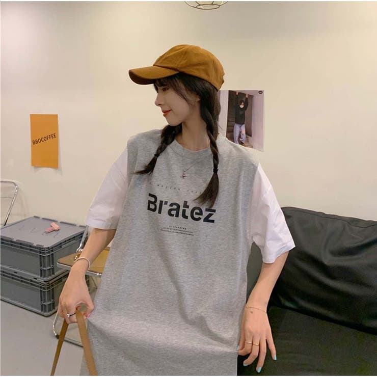 ワンピース 半袖 膝丈ワンピ レディース 重ね風 夏服 | And Kawaii | 詳細画像9 