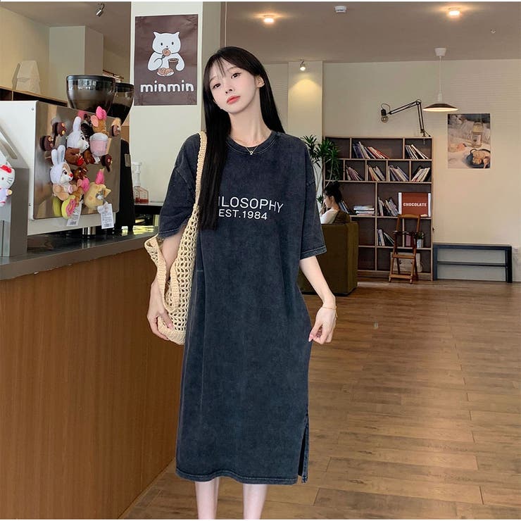 SHALOM◆GOAL IN DRESS 長袖 ロゴ ワンピース 韓国人気 aimoha-KIDS- 韓国子供服】ギャザーAラインワンピース – 《公式