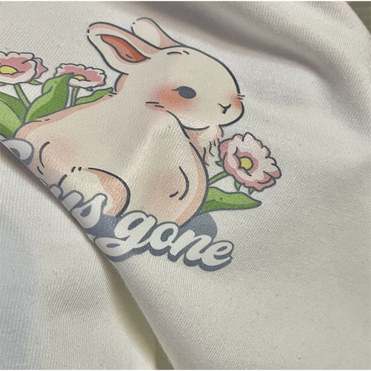 FR2大阪限定 ウサギとたこ焼きの刺繍Tシャツ FR2 大阪限定 Tシャツ うさぎ たこやき 刺繍（FR2 日本大阪限定
