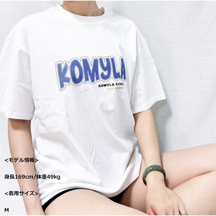 Tシャツ ロゴプリント 夏 コットン レディース 韓国風 | And Kawaii | 詳細画像4 