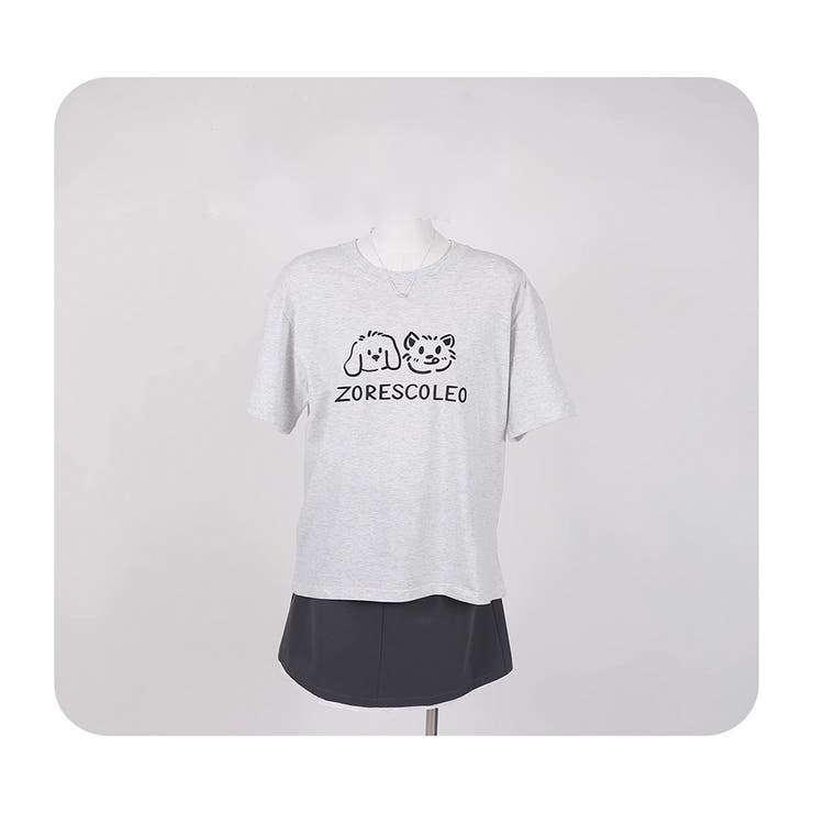 Tシャツ 半袖 ロゴプリント 春夏 人気 韓国ファッション | And Kawaii | 詳細画像9 