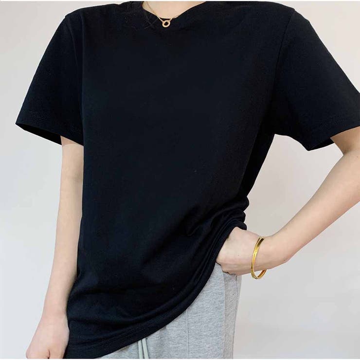 半袖Tシャツ レディース クルーネック トップス 夏服 韓国