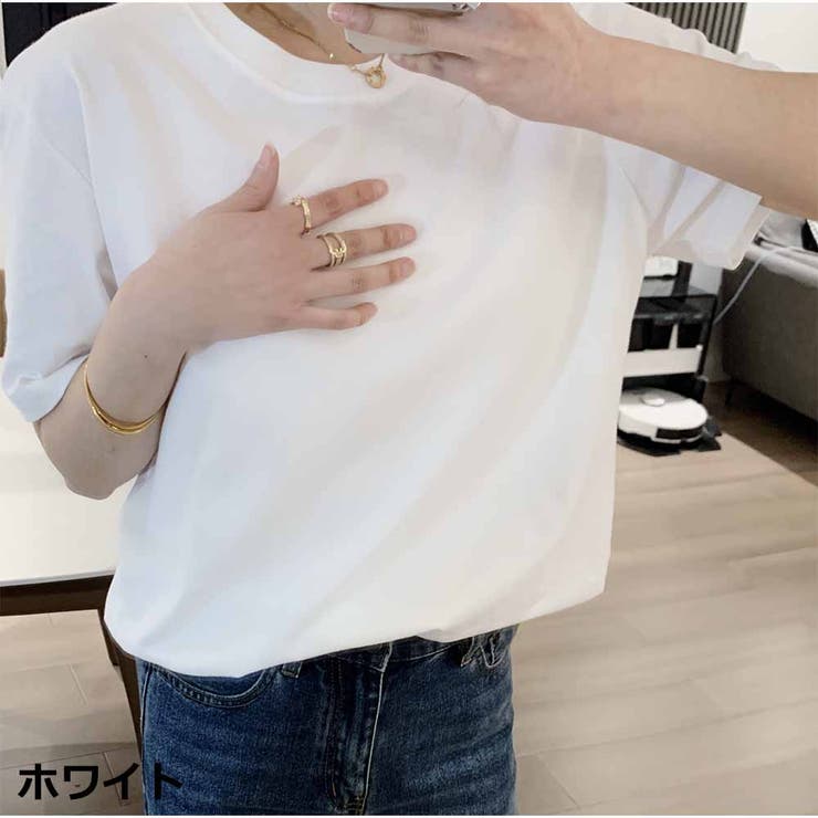 半袖Tシャツ レディース クルーネック トップス 夏服 韓国