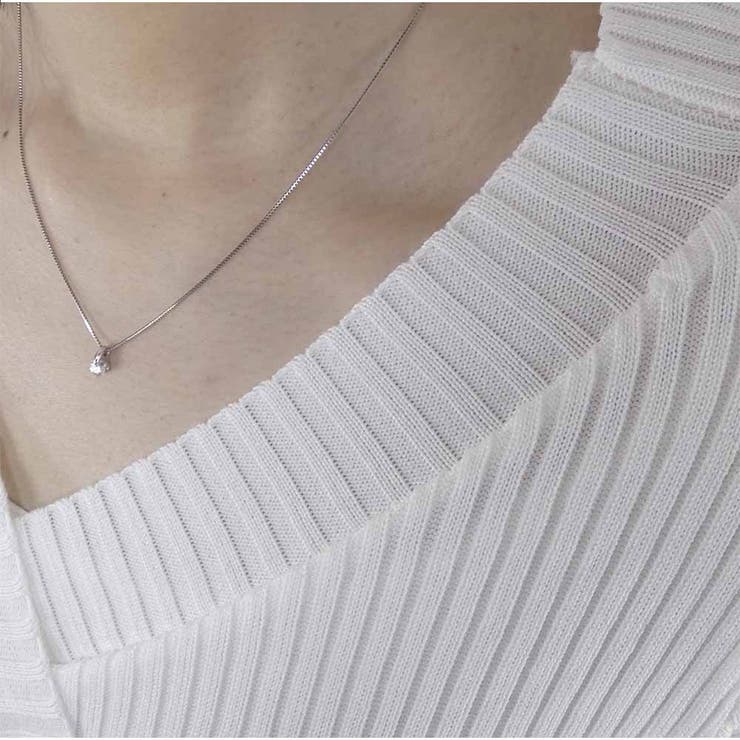 カシュクール Vネックカットソー 長袖 無地 春  | And Kawaii | 詳細画像9 