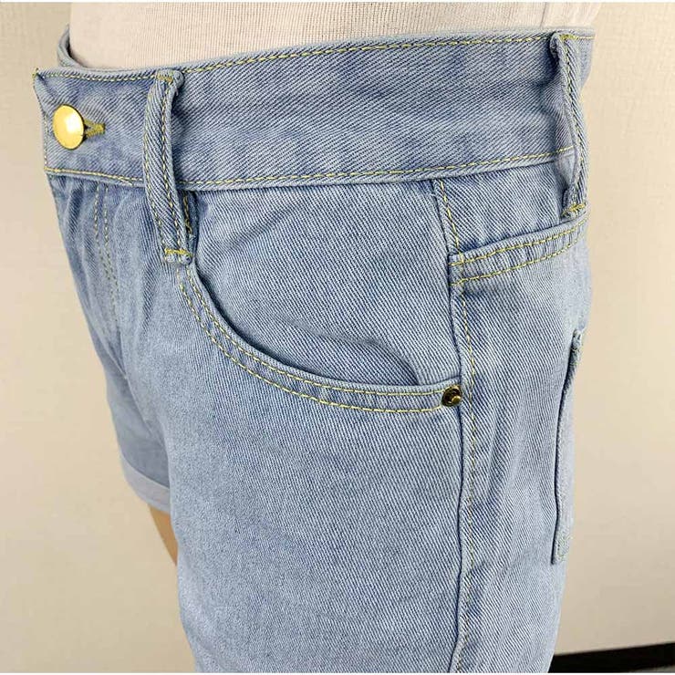 ダメージデニムショートパンツ レディース ショートパンツ | And Kawaii | 詳細画像6