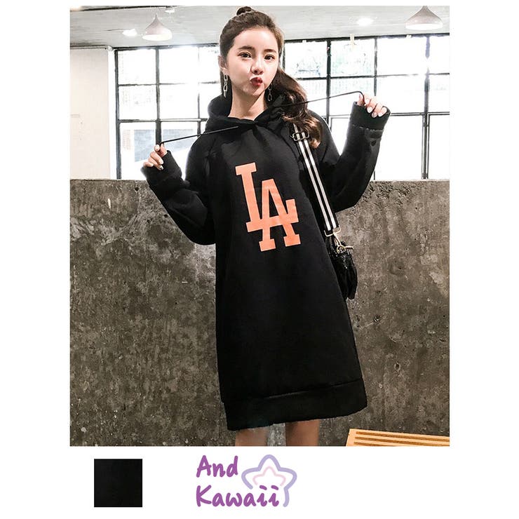 パーカー レディース プルオーバー 韓国風 フード付きパーカー 人気 品番 Akiw And Kawaii アンドカワイイ のレディース ファッション通販 Shoplist ショップリスト