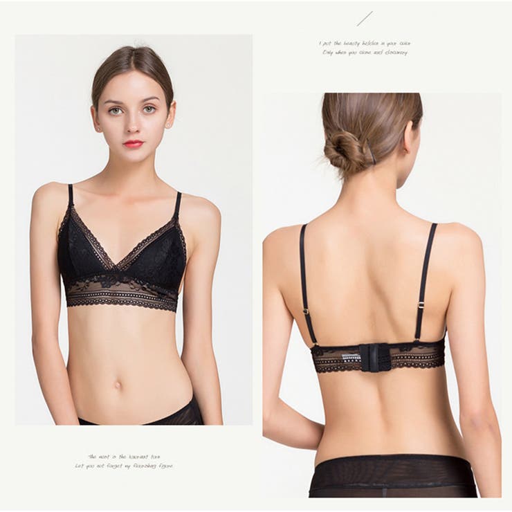 フラワーレース ノンワイヤー ブラトップ | And Kawaii | 詳細画像9 