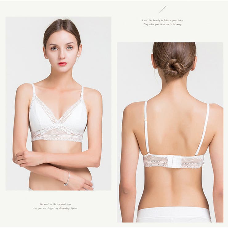 フラワーレース ノンワイヤー ブラトップ | And Kawaii | 詳細画像13 