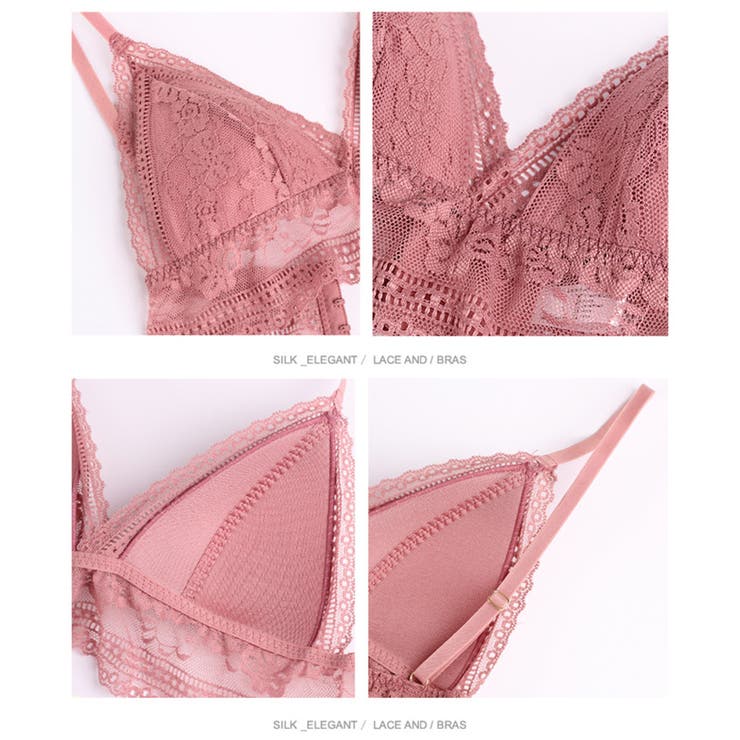 フラワーレース ノンワイヤー ブラトップ | And Kawaii | 詳細画像6 