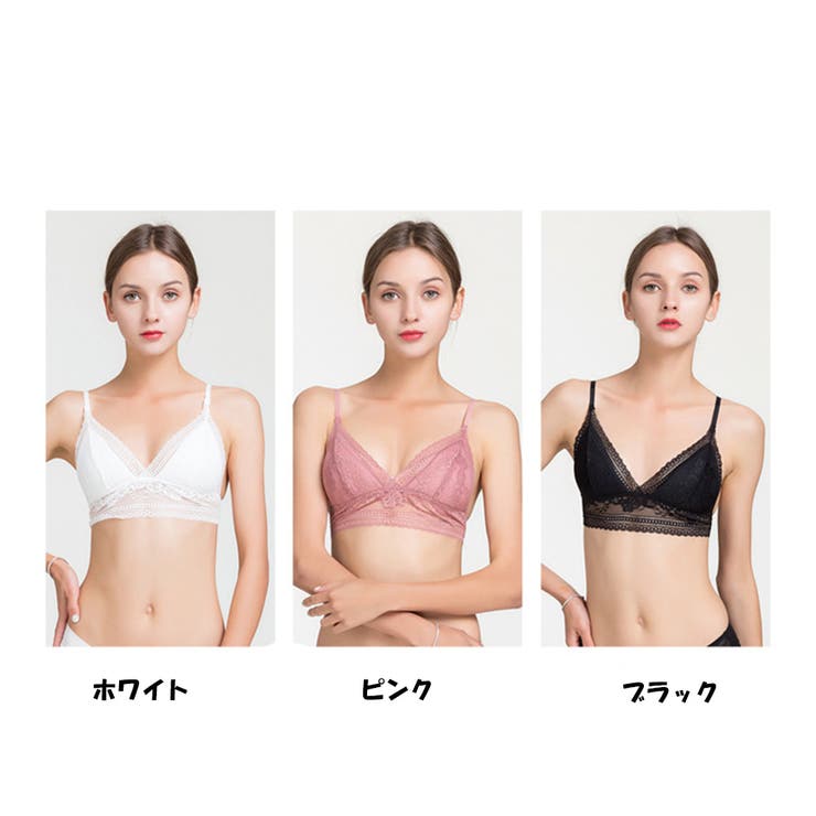 フラワーレース ノンワイヤー ブラトップ | And Kawaii | 詳細画像7 