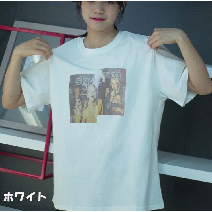 Tシャツ ロゴ ゆるT レディース トップス 半袖 夏新作 | And Kawaii | 詳細画像2 