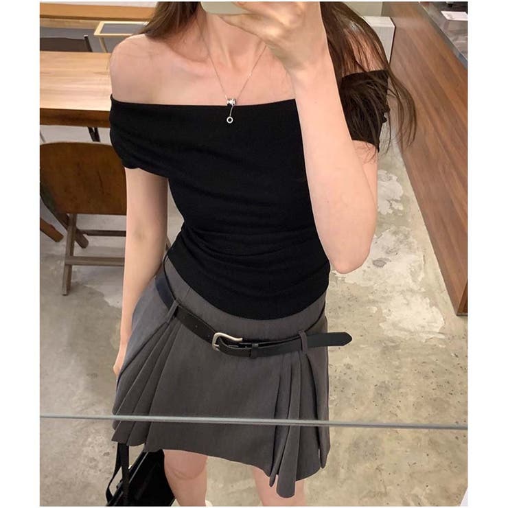 Tシャツ 半袖 オフショルダー2way | And Kawaii | 詳細画像9 