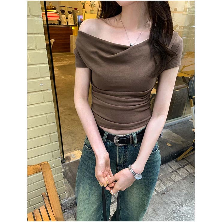 Tシャツ 半袖 オフショルダー2way | And Kawaii | 詳細画像10 