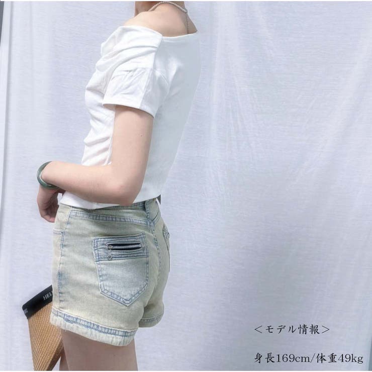 Tシャツ 半袖 オフショルダー2way | And Kawaii | 詳細画像4 