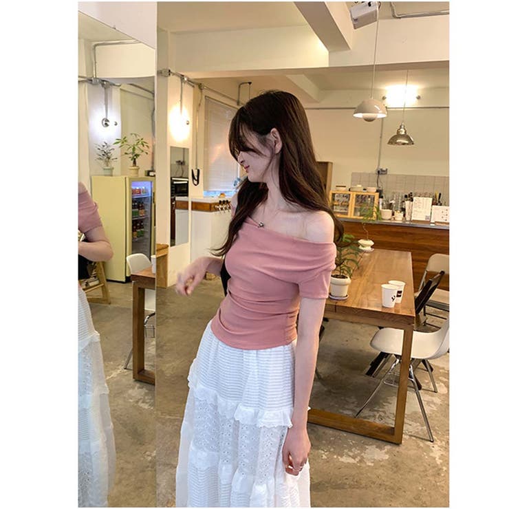 Tシャツ 半袖 オフショルダー2way | And Kawaii | 詳細画像5 
