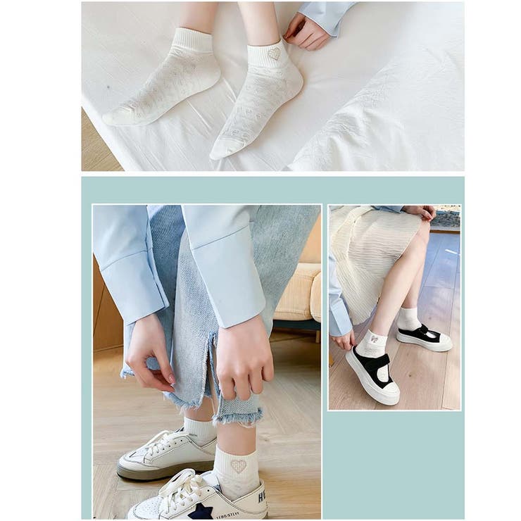 ロゴソックス 小物 靴下 夏  | And Kawaii | 詳細画像6 