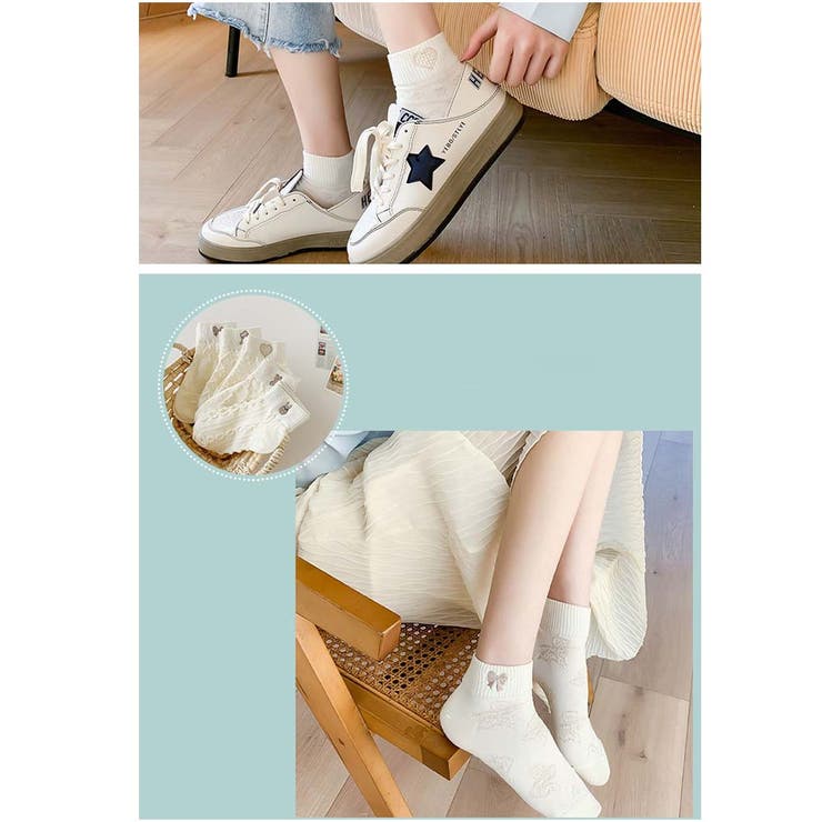 ロゴソックス 小物 靴下 夏  | And Kawaii | 詳細画像7 