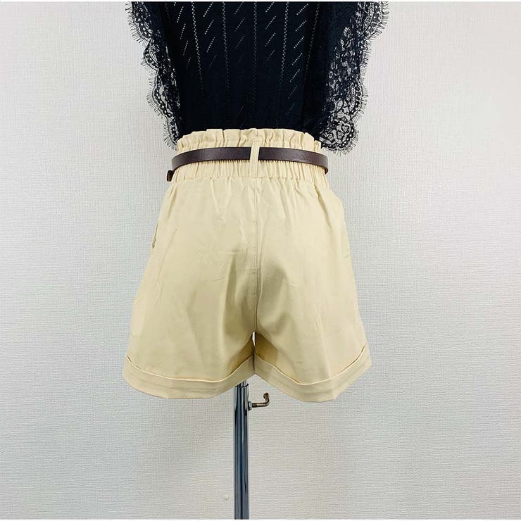 ウエストゴムショートパンツ 夏 パンツ[品番：AKIW0000346]｜And