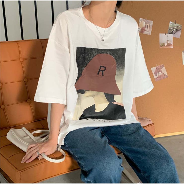 Tシャツ 半袖 ロゴプリント レディース 夏 韓国ファッション | And Kawaii | 詳細画像12 