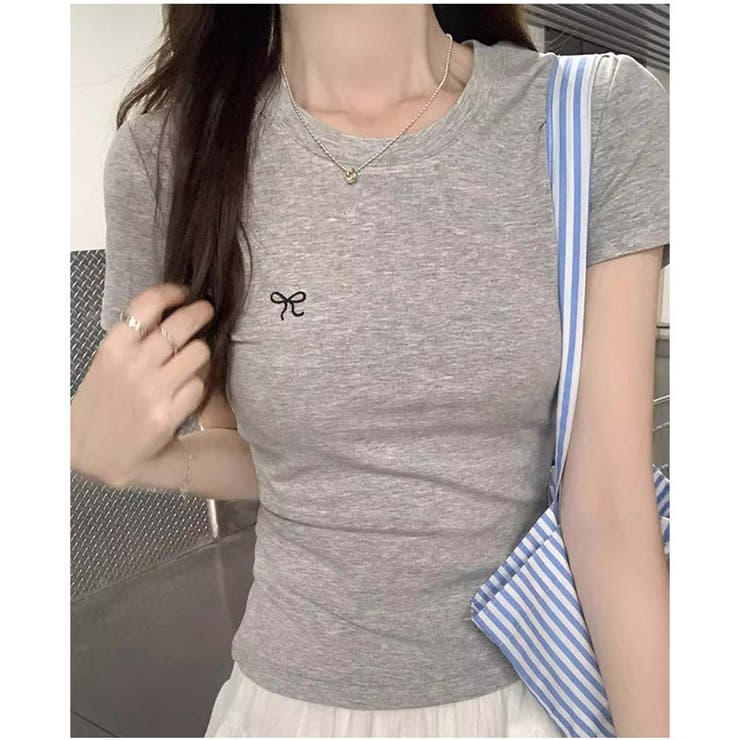 半袖Tシャツ カジュアル ショート丈 夏服 レディース