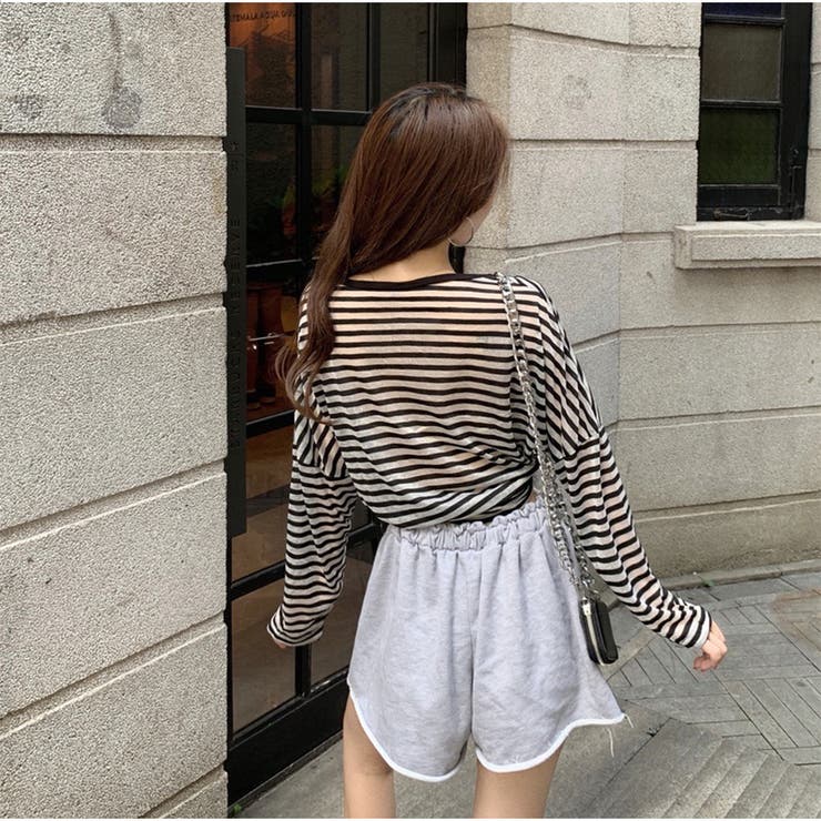 Tシャツ 長袖 ボーダー | And Kawaii | 詳細画像10 