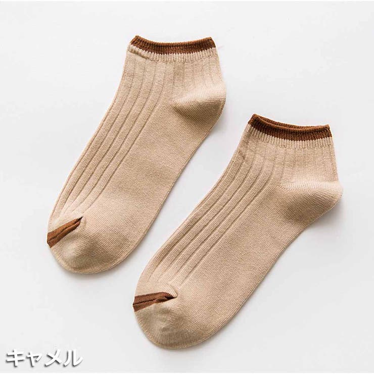 キャメル | ソックス 靴下 ショートソックス | And Kawaii