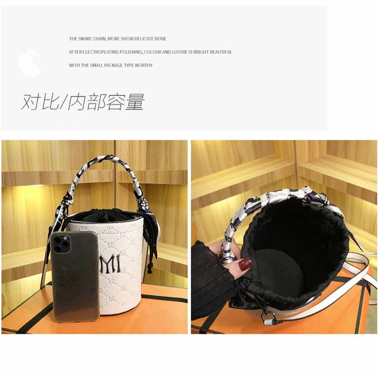 バケットバッグ 巾着バッグ ショルダーバッグ | And Kawaii | 詳細画像7 