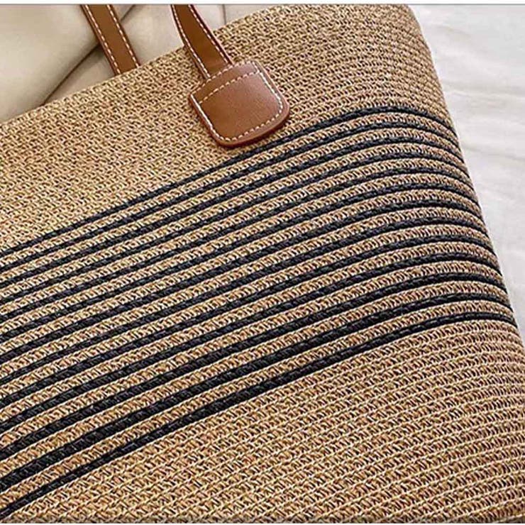 トートバッグ 草編みバッグ かごトートバッグ | And Kawaii | 詳細画像2 