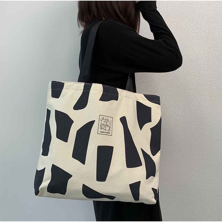 布帛ハンドバッグ ファスナー付き ショルダーバッグ | And Kawaii | 詳細画像10 