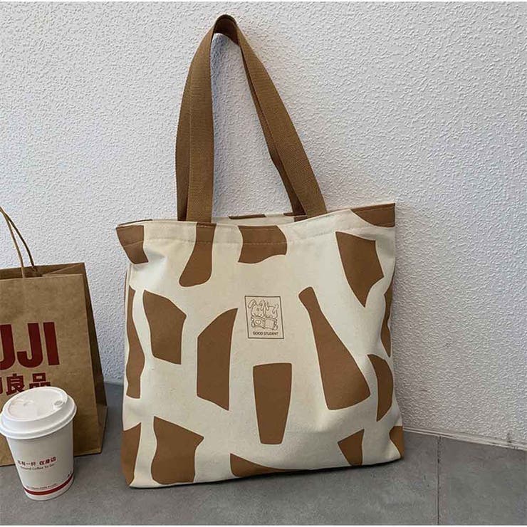 キャメル | 布帛ハンドバッグ ファスナー付き ショルダーバッグ | And Kawaii