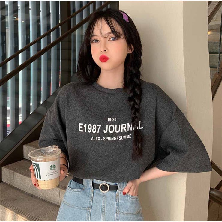 可愛い半袖プリントTシャツ❁⃘*.゜春夏お出かけに最適 Amazon | [Misswdd] Tシャツ レディース 半袖 春夏 薄手