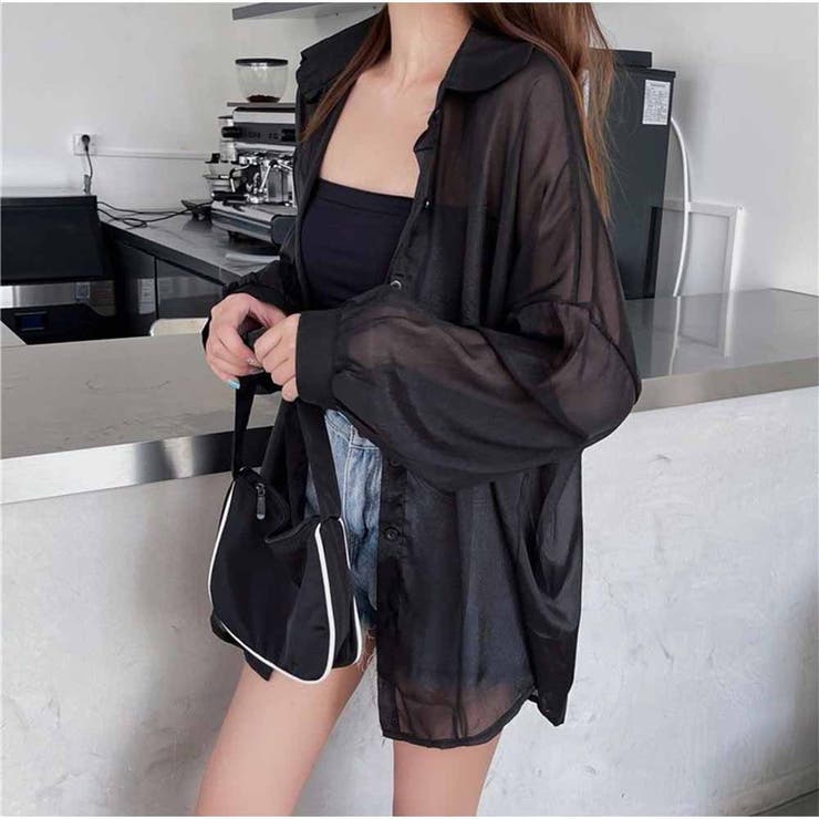 シャツ カーディガン 薄い | And Kawaii | 詳細画像4 