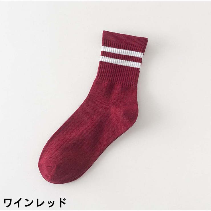 ワインレッド | ソックス 靴下 ショートソックス | And Kawaii