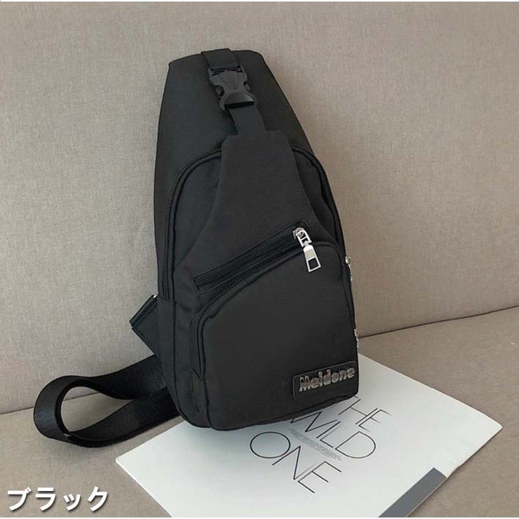 ブラック | ウエストポーチ ボディバッグ ヒップバッグ 斜め掛けバッグ | And Kawaii