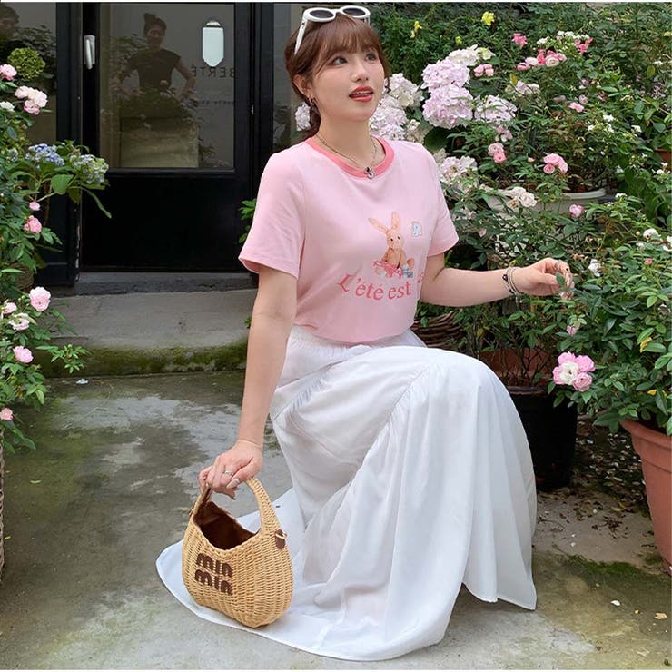 ロングスカート ハイウエスト ウエストゴム | And Kawaii | 詳細画像9 