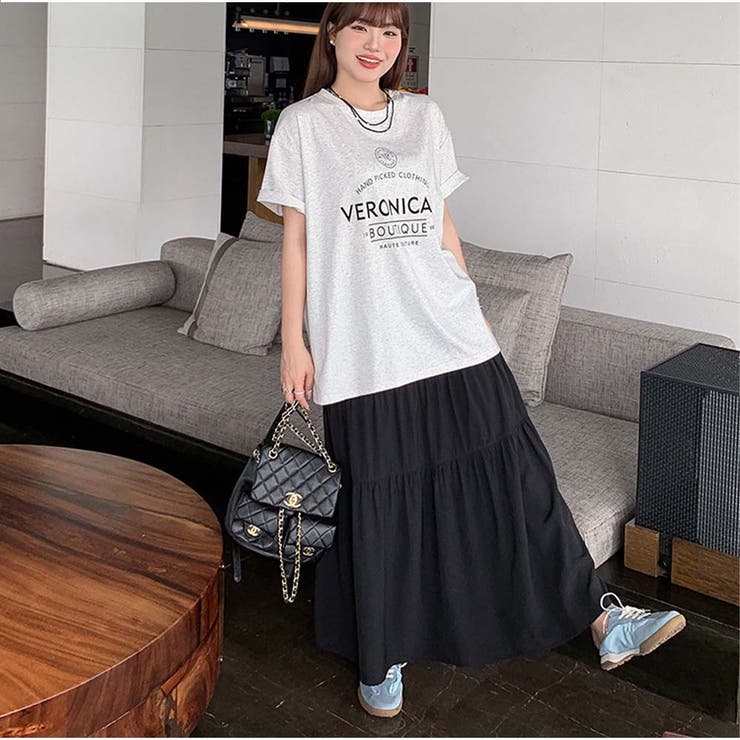 ロングスカート ハイウエスト ウエストゴム | And Kawaii | 詳細画像14 