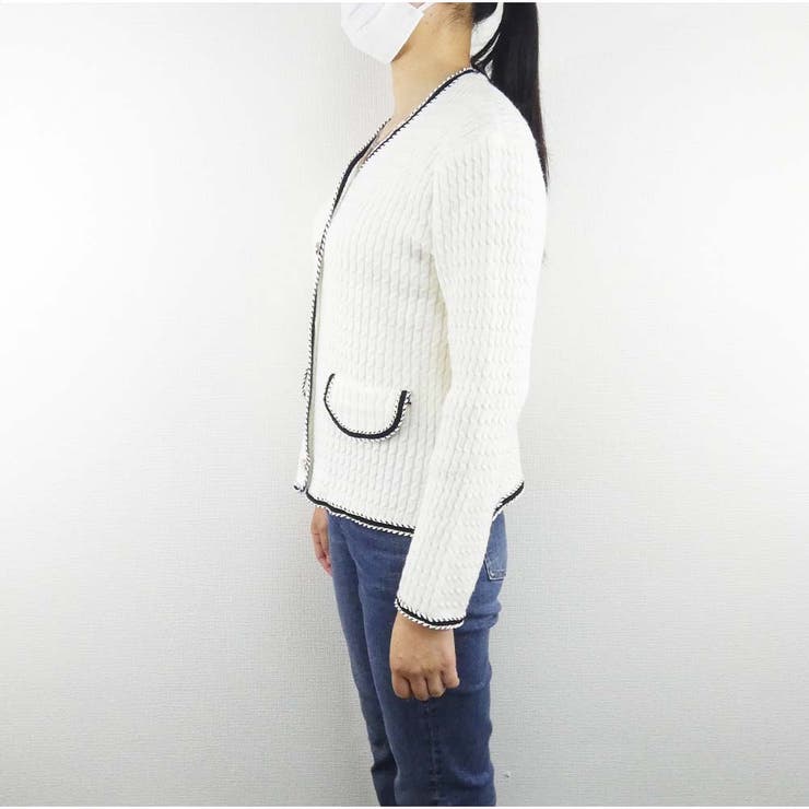 カーディガン 秋新作 長袖 無地 柔らかなニット 羽織り Vネック レディース | And Kawaii | 詳細画像6 