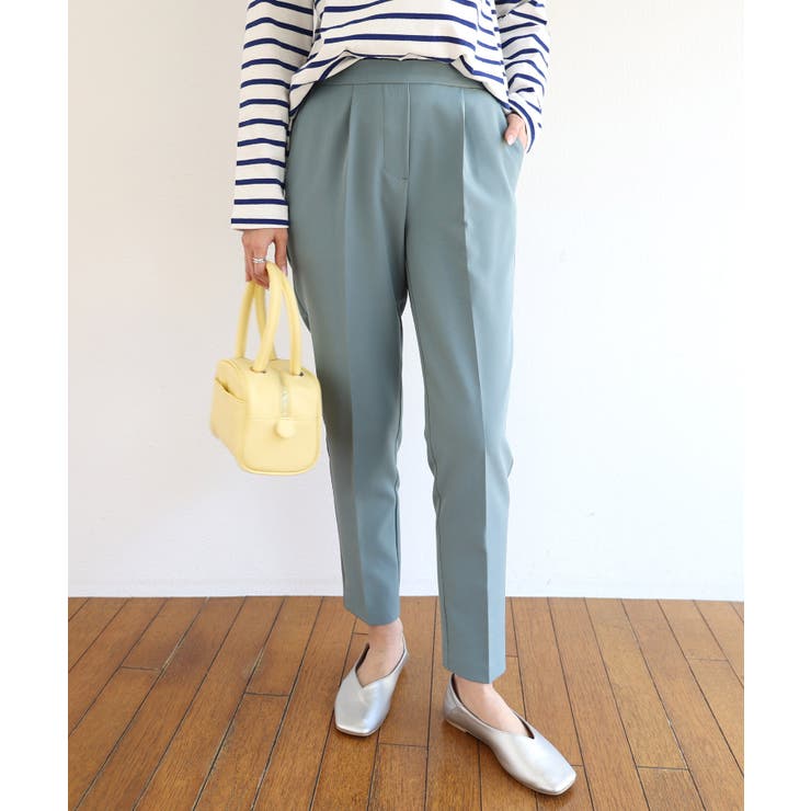 ストレッチ センタープレス テーパードパンツ 品番 Az And Me アンドミー のレディース ファッション通販 Shoplist ショップリスト